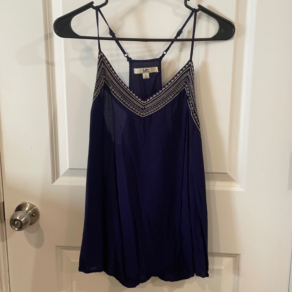 Size L navy tank